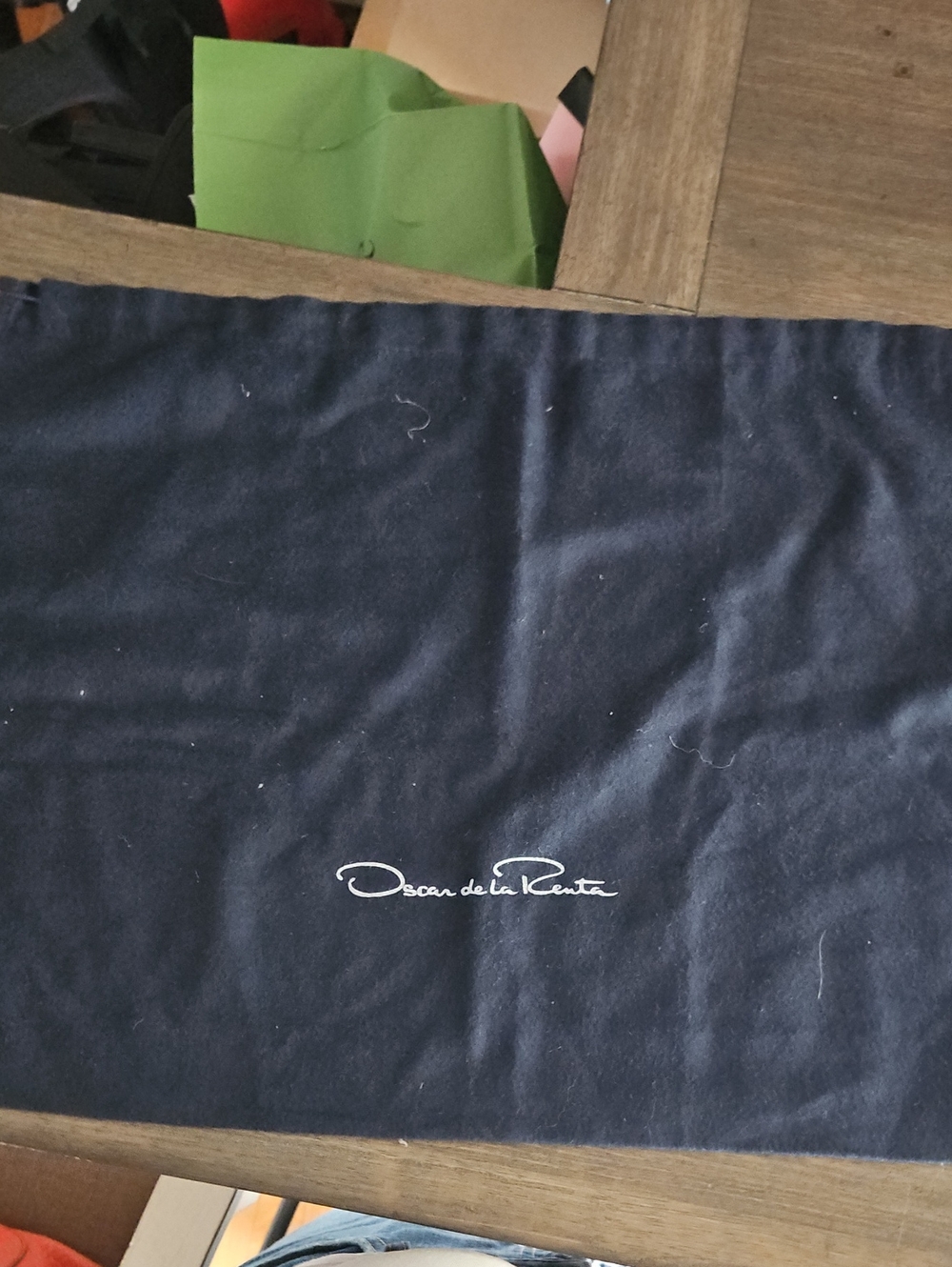 Oscar de la Renta Black Dust Bag